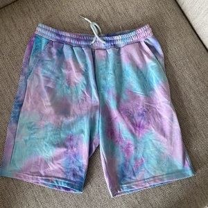 Tie dye shorts